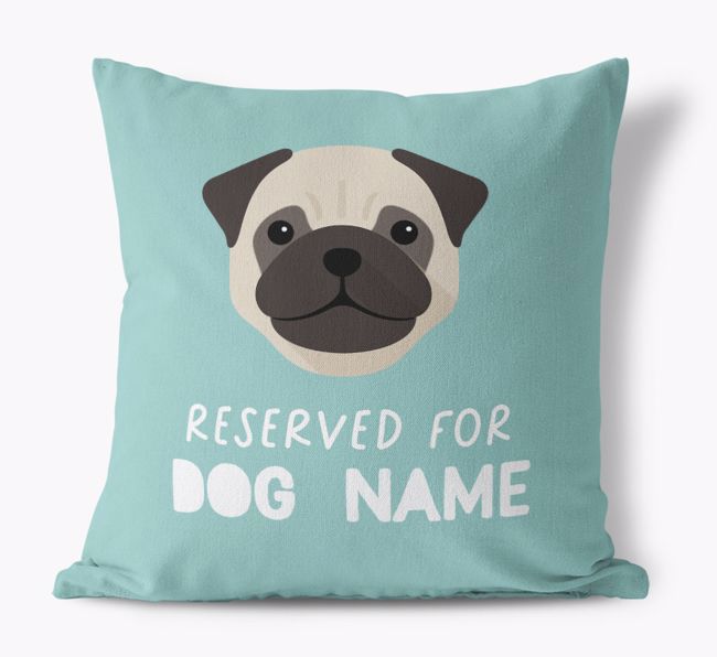 Reserved For: Personalised {breedFullName} Canvas Cushion